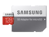 Samsung EVO Plus MB-MC128HA - Flash-minneskort (microSDXC till SD-adapter inkluderad) - 128 GB - UHS-I U3 / Class10 - mikroSDXC UHS-I MB-MC128HA/EU