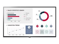 LG 43UL3G-B - 43" Klass UL3G Series LED-skärm - digital skyltning med integrerat Pro:Idiom - 4K UHD (2160p) 3840 x 2160 - keramiskt svart 43UL3G-B