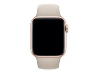 Apple 40mm Sport Band - Klockrem för smart klocka - 130-200 mm - sten - demo - för Watch (38 mm, 40 mm) 3E312ZM/A