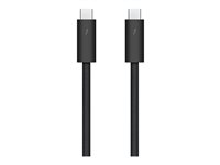 Apple - Thunderbolt-kabel - USB-C (hane) till USB-C (hane) - USB 3.1 Gen 2 / Thunderbolt 3 - 2 m - för 11-inch iPad Pro; 12.9-inch iPad Pro; iMac; iMac Pro; Mac mini; MacBook Air; MacBook Pro MWP32ZM/A