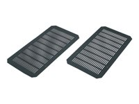 APC - Monteringsplatta för ventilation - väggmontering - svart - för NetShelter WX AR8355