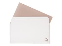 Dell Premier Sleeve 13 - Fodral för bärbar dator - vit med guldrosa inslag - för XPS 13 7390, 13 9365 2-in-1, 13 9370, 13 9380 PM-SL-WT-3-19