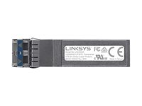 Linksys Business LACXGLR - SFP+ sändar/mottagarmodul - 10 GigE - 10GBase-LR - LC enkelläge - upp till 10 km - 1310 nm - för Business LGS552, Smart LGS318P, Smart LGS326P LACXGLR