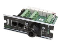 Schneider Dry Contact I/O SmartSlot Card - UPS-administrationsmodul - svart - för P/N: SMTL1000RMI2UC, SMTL750RMI2UC, SRT1000XLJ, SRT1500XLJ, SRT2400XLJ, SRT8KXLJ AP9613