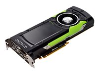NVIDIA Quadro GP100 - Grafikkort - Quadro GP100 - 16 GB HBM2 - PCIe 3.0 x16 - DVI, 4 x DisplayPort - för Workstation Z840 1ZE81AA