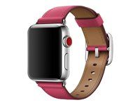 Apple 38mm Classic Buckle - Klockrem för smart klocka - 130 - 195 mm - magentarosa - för Watch (38 mm, 40 mm) MQUY2ZM/A