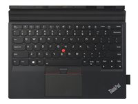 Lenovo ThinkPad Thin Keyboard - Tangentbord - med pekplatta, Trackpoint - bakgrundsbelyst - POGO pin - QWERTY - tysk - för ThinkPad X1 Tablet (3rd Gen) 20KJ, 20KK 4Y40Q79261