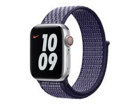 Apple 40mm Nike Sport Loop - Klockrem för smart klocka - Regular size - obsidian dimma - demo - för Watch (38 mm, 40 mm) 3H558ZM/A