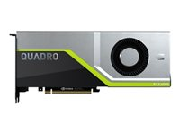NVIDIA Quadro RTX 6000 - Grafikkort - Quadro RTX 6000 - 24 GB GDDR6 - PCIe 3.0 x16 - 4 x DisplayPort, USB-C - Adaptrar ingår VCQRTX6000-PB