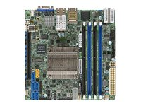 SUPERMICRO X10SDV-8C-TLN4F - Moderkort - mini ITX - Intel Xeon D-1540 - USB 3.0 - 2 x 10 Gigabit LAN, 2 x Gigabit LAN - inbyggda grafiken MBD-X10SDV-8C-TLN4F-O