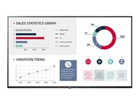 LG 65UL3G-B - 65" Diagonal klass UL3G Series LED-skärm - digital skyltning med integrerat Pro:Idiom - 4K UHD (2160p) 3840 x 2160 - keramiskt svart 65UL3G-B