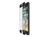 Belkin ScreenForce TemperedCurve - Skärmskydd för mobiltelefon - 5.5" - svart - för Apple iPhone 6, 6s, 7, 8 F8W864ECBLK