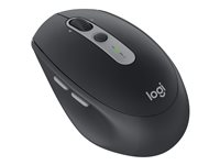 Logitech M590 Silent - Mus - högerhänt - optisk - 7 knappar - trådlös - Bluetooth, 2.4 GHz - trådlös USB-mottagare - grafitton 910-005197