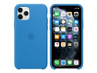 Apple - Baksidesskydd för mobiltelefon - silikon - surfblå - för iPhone 11 Pro MY1F2ZM/A