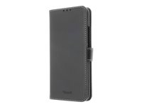 Insmat - Vikbart fodral för mobiltelefon - papper, polyuretan, läder, polykarbonat, kartong - svart - för Huawei P Smart Pro 650-2827