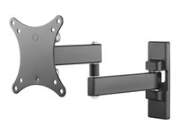 Vision VFM-WA1X1B - Monteringssats (väggfäste) - för Bildskärm - kallvalsat stål - svart - skärmstorlek: 13"-27" VFM-WA1X1B