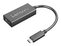 Lenovo - Extern videoadapter - USB-C - HDMI - svart - för Legion Y720-15; Miix 520-12; Tablet 10; ThinkPad 11; A275; A285; A475; A485; E48X; E58X; L380; L380 Yoga; L480; L580; P1; P51; P51s; P52; P52s; P72; T25; T480; T580; X1 Carbon; X1 Extreme; X1 Tablet; X1 Yoga; X280; X380 Yoga; ThinkPad Yoga 11; V720; Yoga 720-12; 720-13; 730-13; 730-15; 920-13 4X90R61022