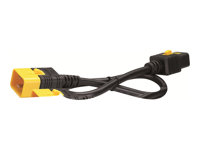 APC - Strömkabel - IEC 60320 C19 till IEC 60320 C20 - 16 A - 61 cm - sprintlåsning - svart - för P/N: SMT2200I-AR, SMT2200R2I-AR, SMT3000I-AR, SMT3000R2I-AR, SRT1500XLI, SRT2200XLI-KR AP8712S