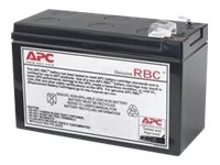 APC Replacement Battery Cartridge #110 - UPS-batteri - 1 x Bly-syra - svart - för P/N: BE550G-RS, BN575G, BR550G-AR, BX600C-IN, BX600L-LM, BX650LI, BX650LI-GR, BX800LI APCRBC110