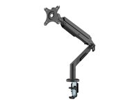 Vision VFM-DA3B - Monteringssats - justerbar arm - för LCD-display - flygkvalitetsaluminium - mattsvart - skärmstorlek: 10"-34" - disk-monteringsbar VFM-DA3B