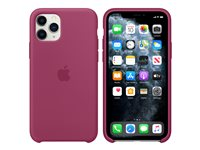 Apple - Baksidesskydd för mobiltelefon - silikon - granatäpple - för iPhone 11 Pro MXM62ZM/A