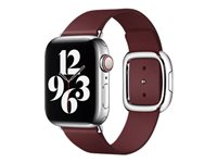 Apple 40mm Modern Buckle - Klockrem för smart klocka - Large size - granatröd - demo - för Watch (38 mm, 40 mm) 3G974ZM/A