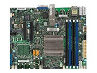 SUPERMICRO X10SDV-2C-TP4F - Moderkort - FlexATX - Intel Pentium D D1508 - USB 3.0 - 2 x 10 Gigabit LAN, 2 x Gigabit LAN - inbyggda grafiken - för SC504 203B; SC505 203B; SC514 505 MBD-X10SDV-2C-TP4F-O