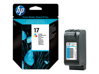 HP 17 - 15 ml - färg (cyan, magenta, gul) - original - bläckpatron - för Deskjet 816c, 825c, 825cvr, 840c, 841c, 842c, 843c, 843cxe, 845c, 845cvr C6625A