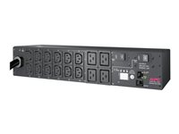 APC Metered Rack PDU AP7811B - Kraftdistributionsenhet (kan monteras i rack) - AC 200/208/230 V - Ethernet - ingång: NEMA L6-30 - utgångskontakter: 16 (IEC 60320 C13, IEC 60320 C19) - 2U - för P/N: SCL400RMJ1U, SCL500RMI1UC, SCL500RMI1UNC, SMTL1000RMI2UC, SMTL750RMI2UC, SRT8KXLJ AP7811B