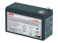 APC Replacement Battery Cartridge #106 - UPS-batteri - 1 x Bly-syra - svart - för P/N: BE400-CP, BE400-GR, BE400-IT, BE400-RS, BE400-SP, BE400-UK, BGE90M, BGE90M-CA APCRBC106