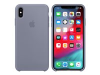 Apple - Baksidesskydd för mobiltelefon - silikon - lavendelgrå - för iPhone XS Max MTFH2ZM/A