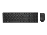 Dell KM636 - Sats med tangentbord och mus - trådlös - QWERTY - nordisk - svart - för Inspiron 17R 7720, 34XX, 36XX, 54XX, 55XX; OptiPlex 52XX, 90XX; Vostro 36XX; XPS 13 93XX 580-ADFS