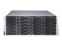 Supermicro SC847 BE1C4-R1K23LPB - Kan monteras i rack - 4U - förbättrad utökad ATX - SATA/SAS - hot-swap 1200 Watt - svart CSE-847BE1C4-R1K23LPB