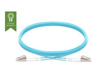 Vision Techconnect - Nätverkskabel - LC/UPC (hane) till LC/UPC (hane) - 3 m - fiberoptisk - 50/125 mikron - OM3 - ljusblå TC 3MFBR LCLC