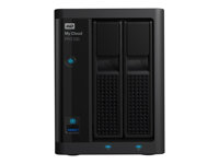 WD My Cloud PR2100 WDBBCL0000NBK - NAS-server - 2 fack - RAID 0, 1, JBOD - RAM 4 GB - Gigabit Ethernet WDBBCL0000NBK-EESN