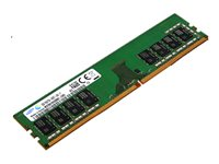 Lenovo - DDR4 - modul - 8 GB - DIMM 288-pin - 2400 MHz / PC4-19200 - 1.2 V - ej buffrad - icke ECC - för ThinkCentre M710; M715; M910; ThinkStation P310; P320; V520-15; V520S-08 4X70M60572