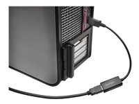 Kensington VP4000 4K Video Adapter - Adapter för video / ljud - DisplayPort (hane) till HDMI (hona) K33984WW