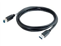 C2G - USB-kabel - USB typ A (hane) till USB Type B (hane) - USB 3.0 - 1 m - svart 81680