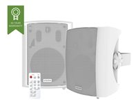 Vision SP-1800PBT - Högtalare - för PA-system - trådlös - Bluetooth - 60 Watt (Total) - 3-vägs - vit SP-1800PBT