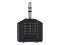 Belkin - Ljudsplitter - stereo mini jack (hane) till stereo mini jack (hona) F3Y123BFP