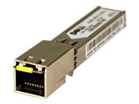 Dell - SFP-sändar/mottagarmodul (mini-GBIC) - GigE - 1000Base-T - RJ-45 - för Force10; Networking C7008; PowerConnect 70XX, 81XX; PowerEdge VRTX 407-10439