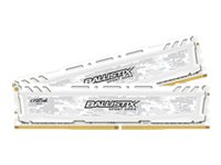 Ballistix Sport LT - DDR4 - sats - 32 GB: 2 x 16 GB - DIMM 288-pin - 3000 MHz / PC4-24000 - CL15 - 1.35 V - ej buffrad - icke ECC - vit BLS2K16G4D30AESC