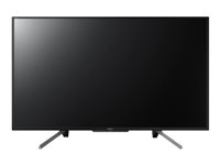 Sony FWD-50W66G - 50" Diagonal klass (49.5" visbar) - BRAVIA Professional Displays LED-skärm - med TV-mottagare - hotell/gästanläggning - Linux - 1080p (Full HD) 1920 x 1080 - HDR - direktupplyst LED - svart FWD-50W66G/T