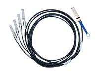 Mellanox Hybrid Passive Copper - Infiniband-kabel - SFP+ (hane) till QSFP (hane) - 5 m MC2609125-005