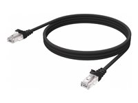 Vision - Nätverkskabel - RJ-45 (hane) till RJ-45 (hane) - 10 m - UTP - CAT 6 - startad, tvinnad - svart TC 10MCAT6/BL