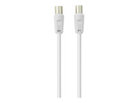 Belkin - Antennkabel - IEC-kontakt (hane) till IEC-kontakt (hona) - 10 m - koaxial - vit F3Y054BF10M-WHT