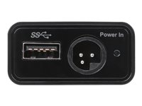 Targus Multiplexer Adapter - USB-adapter - USB, likströmsuttag (hona) till USB-C med strömförsörjning (hane) - USB Power Delivery (60W) - svart - Europa - för Targus Universal DV, Universal USB 3.0 DV4K Docking Station with Power ACA44EUZ