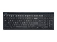 Kensington SlimType - Tangentbord - USB - engelska - svart K72357WW