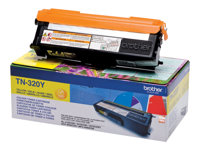 Brother TN320Y - Gul - original - tonerkassett - för Brother DCP-9055, DCP-9270, HL-4140, HL-4150, HL-4570, MFC-9460, MFC-9465, MFC-9970 TN320Y
