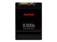 SanDisk X300s - Solid state drive - krypterat - 1 TB - inbyggd - 2.5" - SATA 6Gb/s - 256 bitars AES - Self-Encrypting Drive (SED), TCG Opal Encryption 2.0 SD7UB2Q-010T-1122
